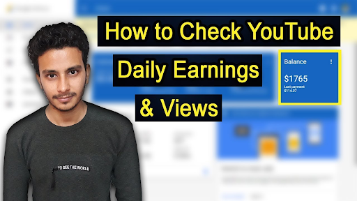 How to check daily views on youtube? 
